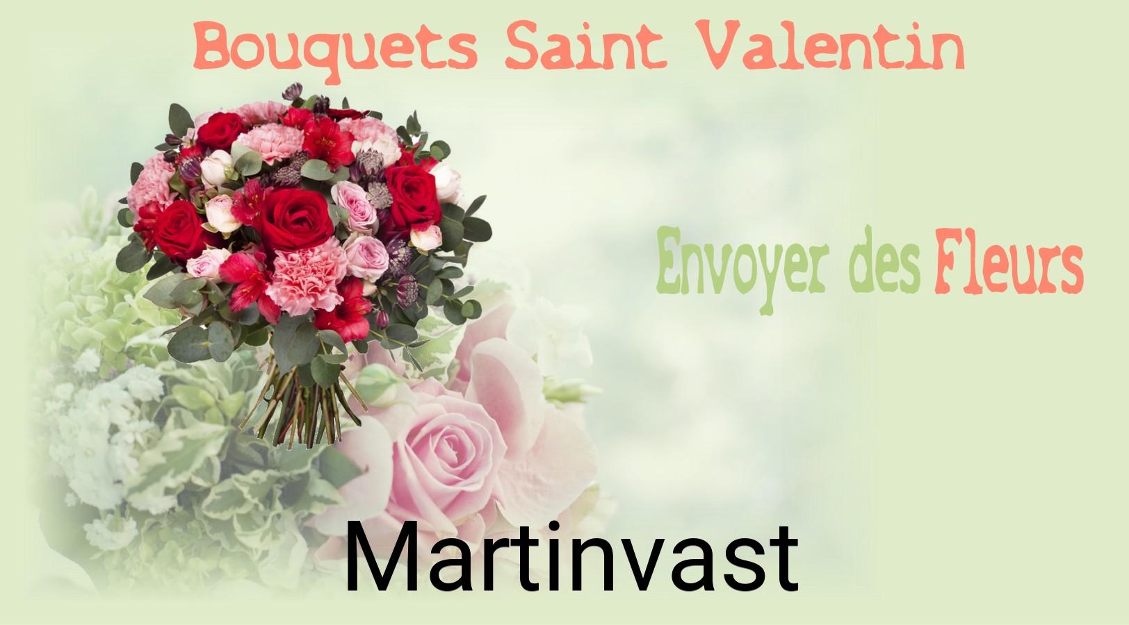 Roses de Saint-Valentin livrées à Martinvast